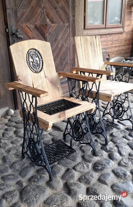 Krzesło z maszyny do szycia Kamieńczyk