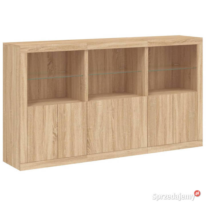 Szafka z oświetleniem LED dąb sonoma 1815x37x100 Pozostałe Warszawa