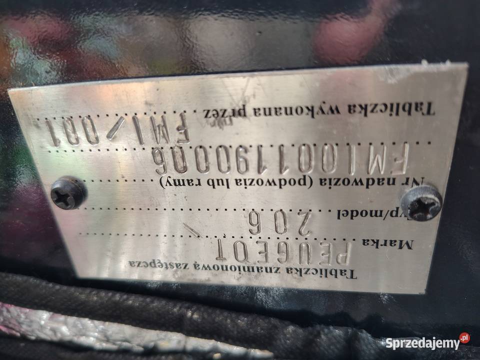 Peugeot model 206 rocznik 2011 stan 206 plus Zielona Góra