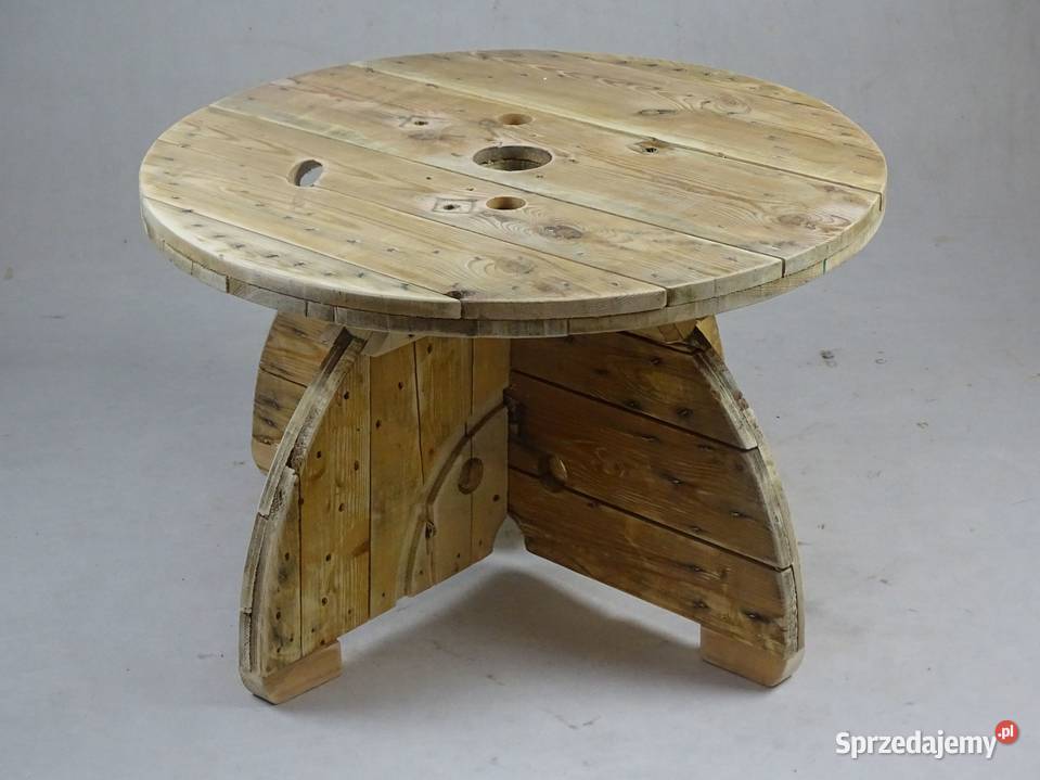 Stoliki ze szpuli drewniane 60 różne kolory 60cm kujawsko-pomorskie Toruń sprzedam