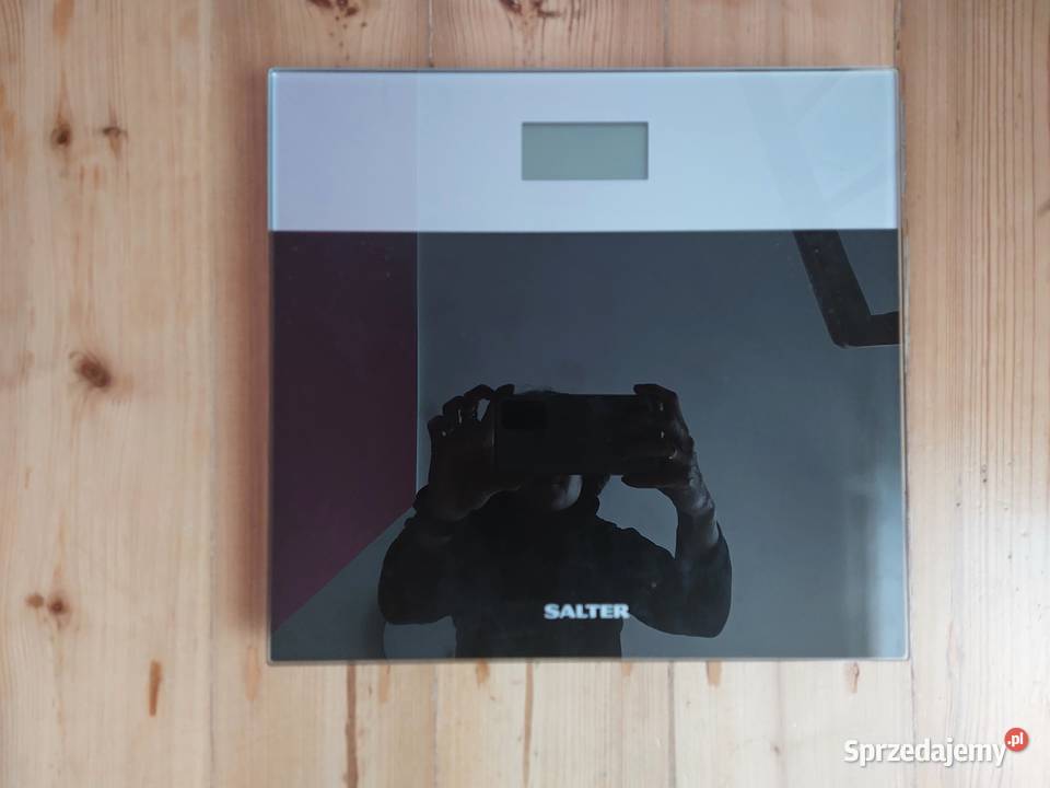 czarna waga łazienkowa SALTER 9206 szkło Poznań