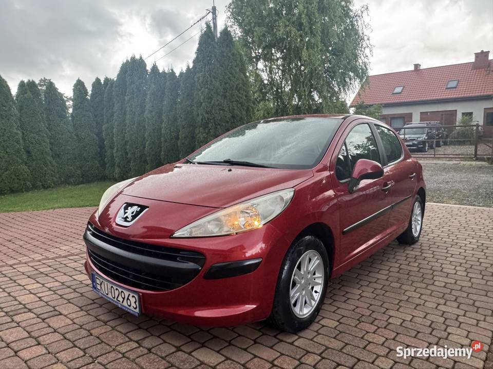 Peugeot 207 14 benzyna klimatyzacja Alu zadbany Krośniewice