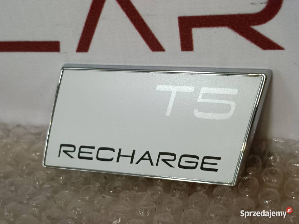VOLVO XC40 T5 RECHARGE NAPIS EMBLEMAT ZNACZEK
