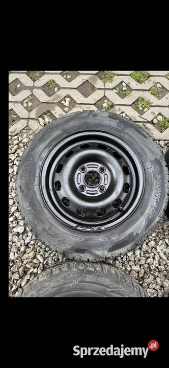 Koła Felgi stalowe Ford 4x108 1856514 opony Krępiec