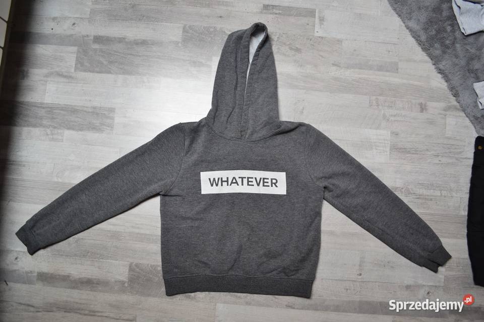 Bluza z kapturem szara Whatever M gina tricot szary/srebrny Odzież sportowa Toruń