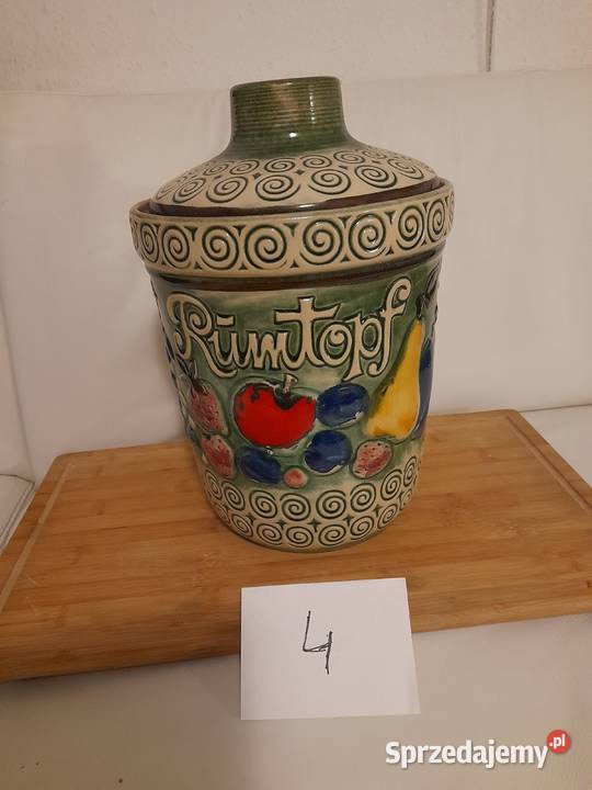 Ceramiczny rumtopf Rękodzieło Przasnysz