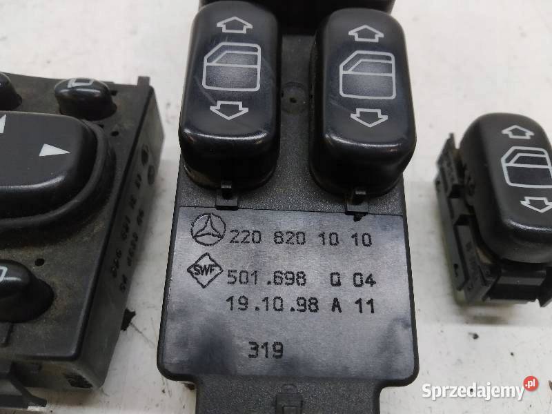 PRZEŁĄCZNIK SZYB PRZÓD LEWA PRAWA LUSTEREK