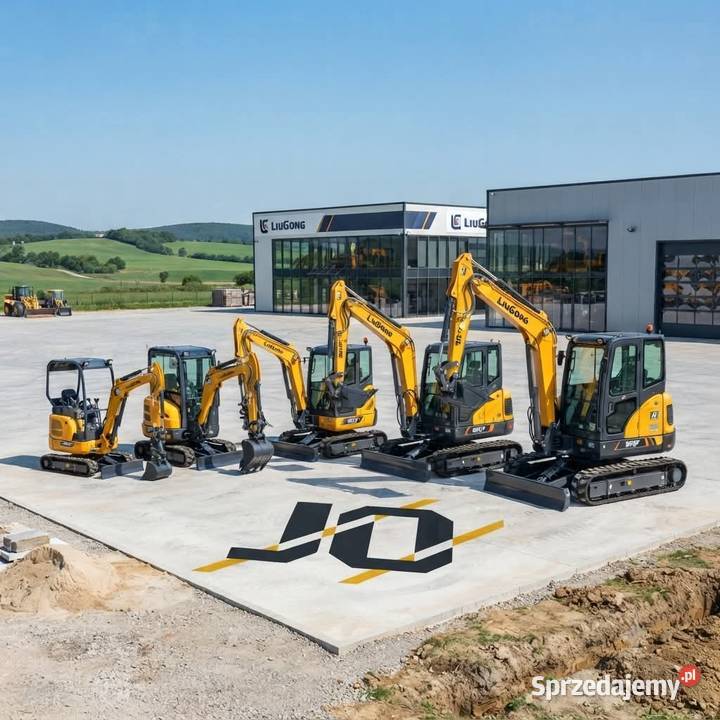 LiuGong minikoparki 9018F 909F kujawsko-pomorskie Łysomice