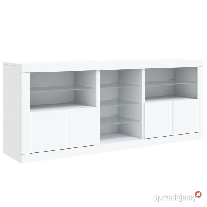 Szafka z oświetleniem LED biała 1815x37x67 mazowieckie Warszawa