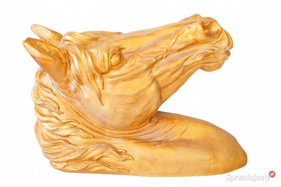 Łeb konia duża figura koń stadnina Gizałki