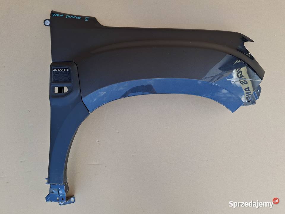DACIA DUSTER II BŁOTNIK PRAWY PRZÓD LISTWA Bieleń