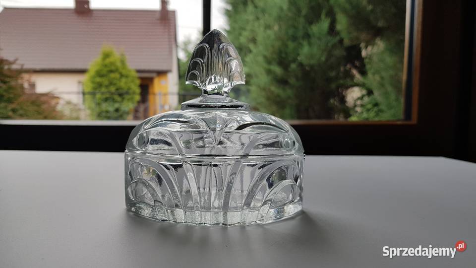 Stare puzderko bomboniera bombonierka Art Deco Dąbrowa Górnicza