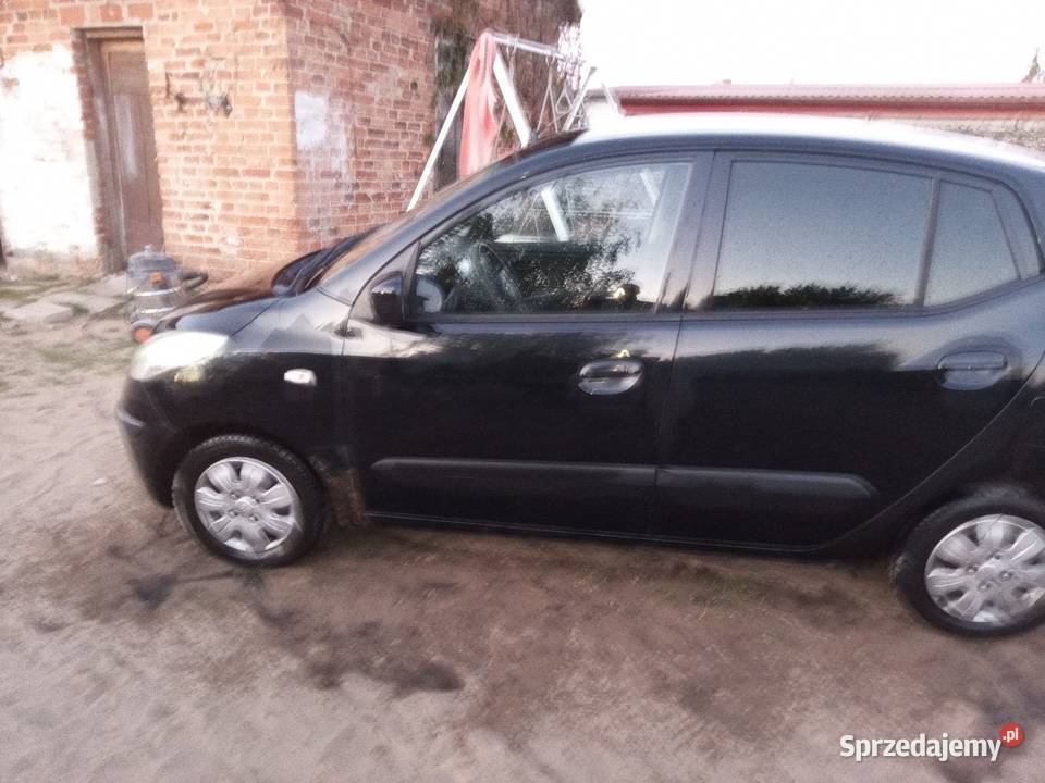 Hyundai i10 2008r uszkodzony rejestracja 2009r mazowieckie