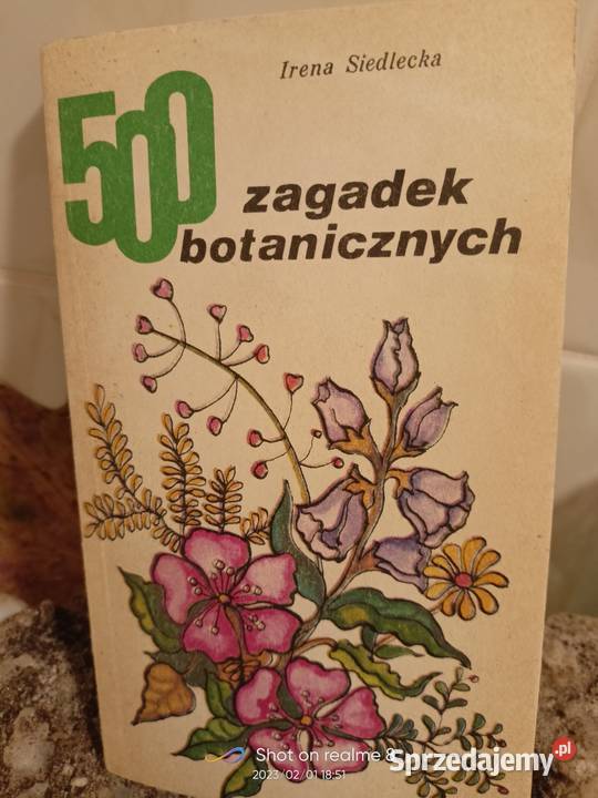500 zagadek botanicznych książki prezenty mazowieckie Warszawa