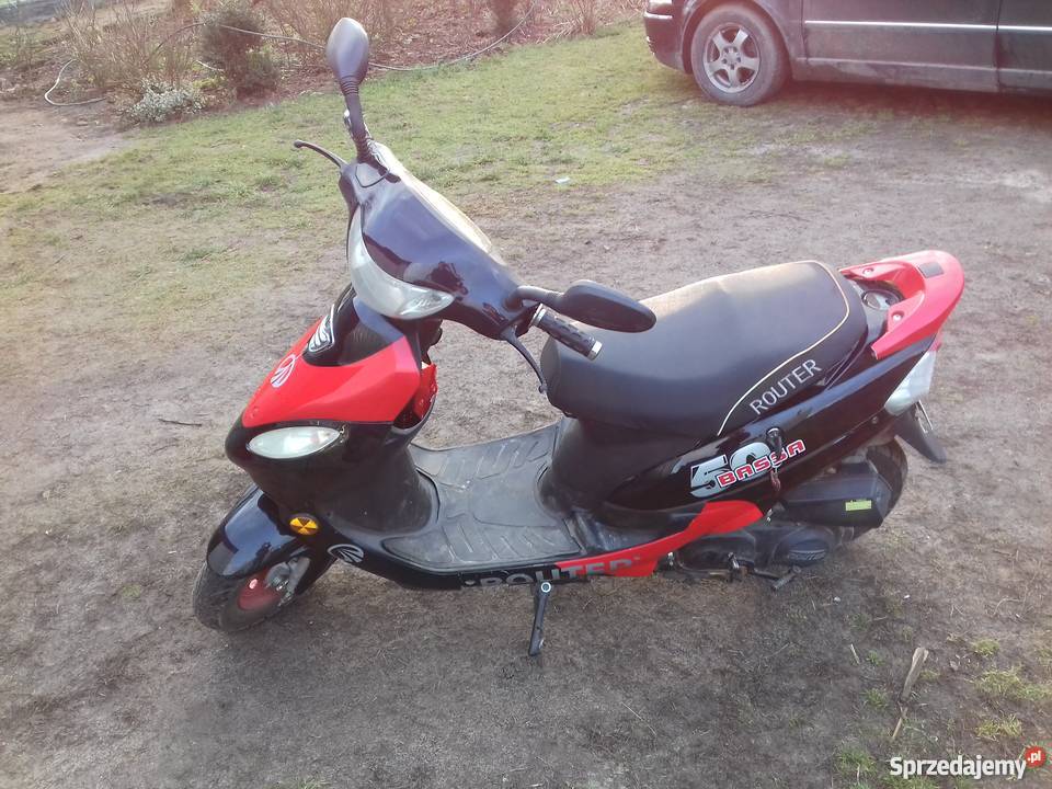 Skuter Router Romet 50 mało używany Skępe