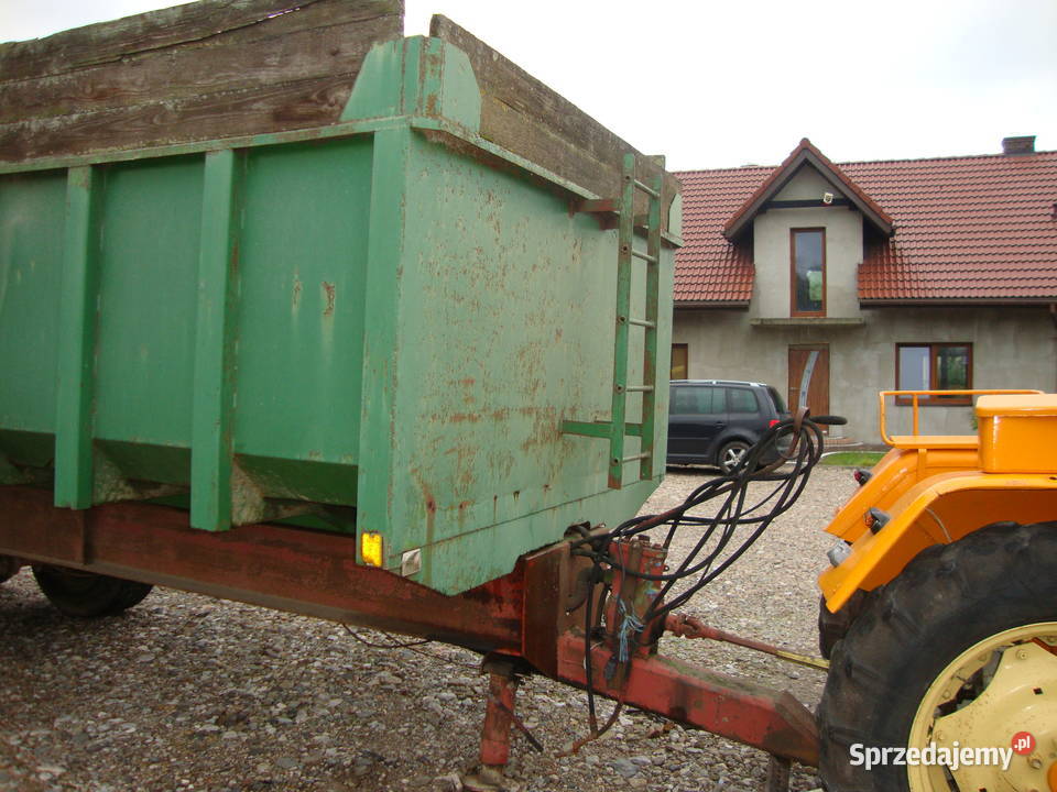 przyczepa rolnicza budowlana tandem wywrotka 20 Czaplinek sprzedam