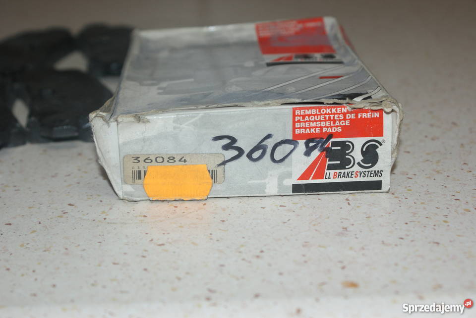 KLOCKI HAMULC LANCIA DELTA 8293 TYŁ ABS 36084 osobowe mazowieckie Białobrzegi