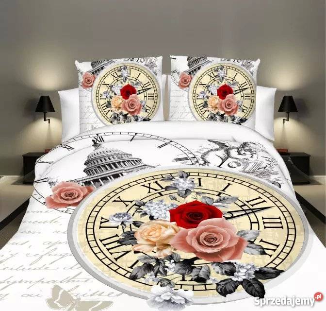 Pościel 3D z prześcieradłem 4 części Inowrocław