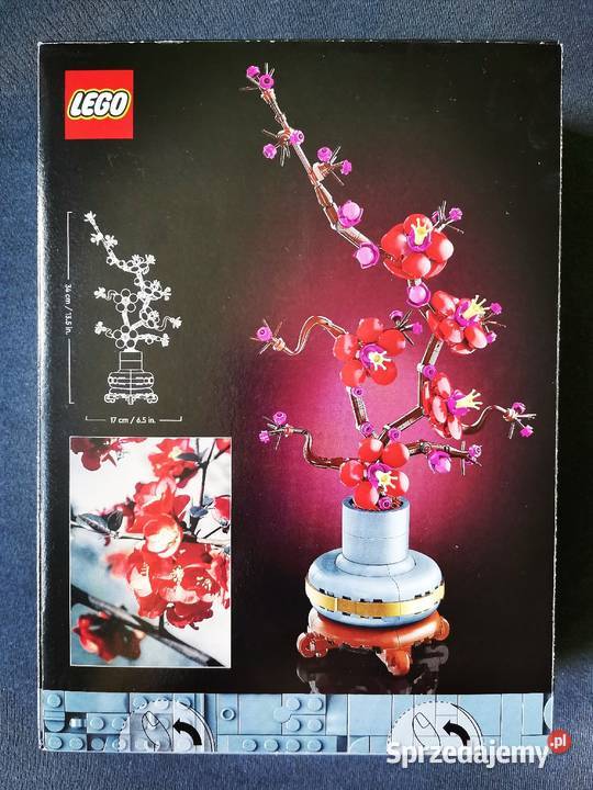 Lego Icons Kwiat Śliwy 10369 Ząbki