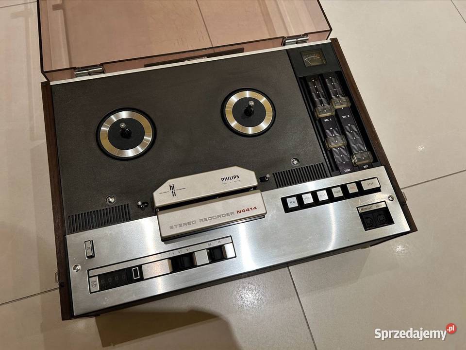 Magnetofon szpulowy Phillips do naprawy Magnetofony