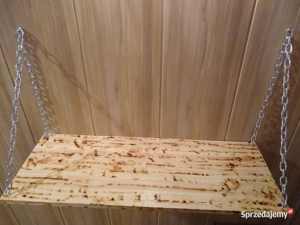Półka drewniana wisząca Ełk sprzedam