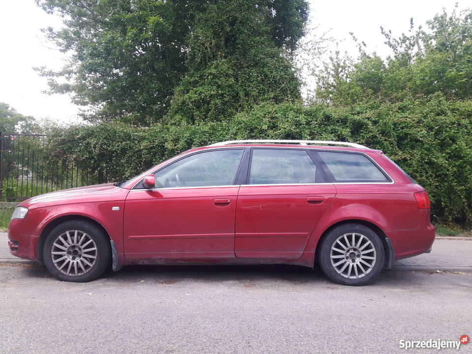 AUDI A4 B7 18T 163 POLSKI KOMBI BORDOWY WNĘTRZE światła przeciwmgielne Warszawa sprzedam