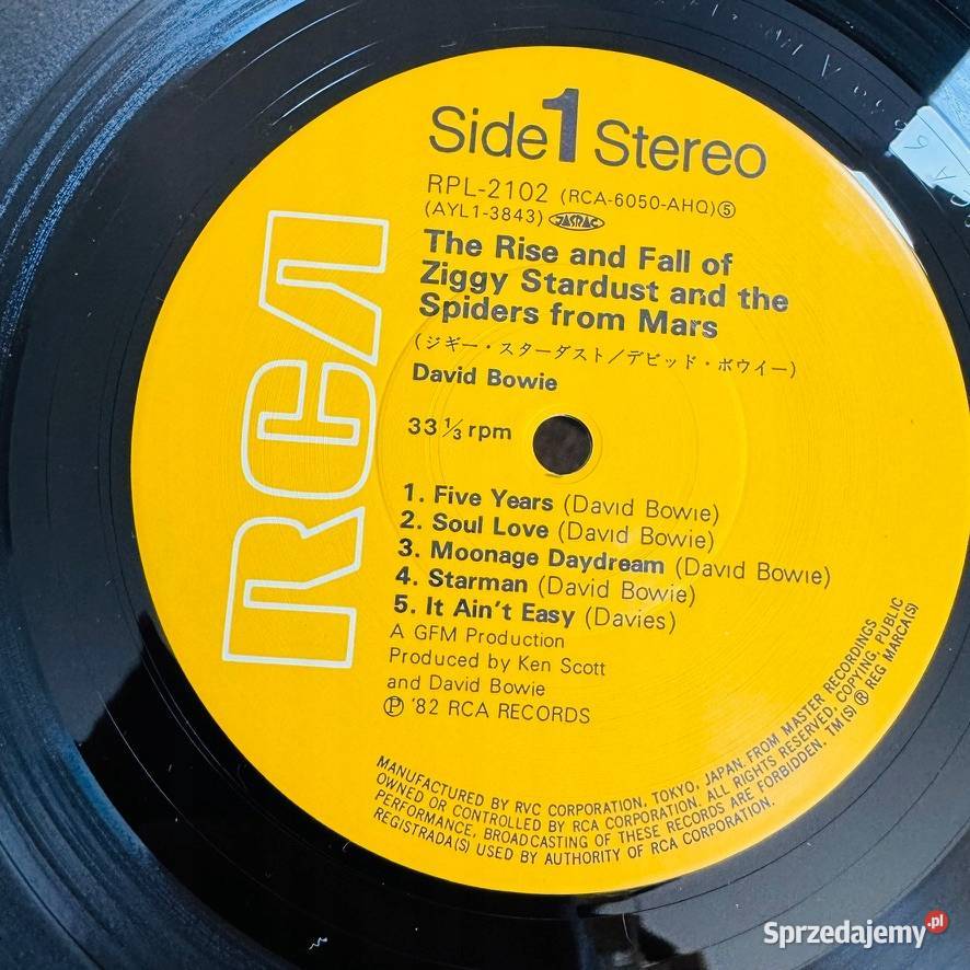 David Bowie The Rise And Fall Of Ziggy Stardust Warszawa sprzedam