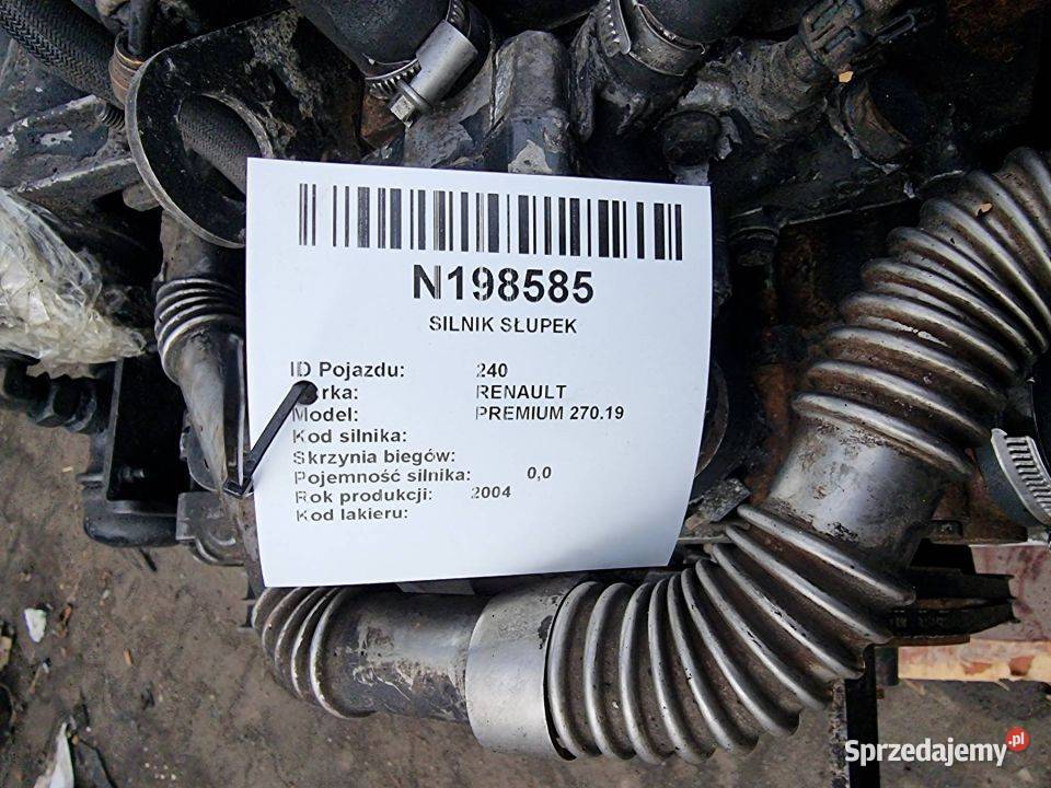 SILNIK KOMPLETNY RENAULT PREMIUM 27019 270 DCI Lipno