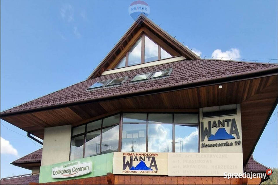 ZAKOPANE LOKAL USŁUGOWY 307 m POD MARKET 307m2