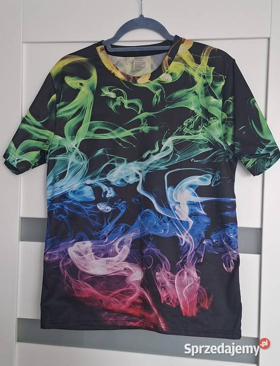 Koszulka tęczowa męska Tshirt S Małkinia Górna