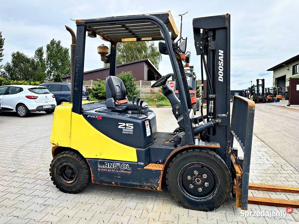 wózek widłowy DOOSAN D25S5 TRIPLEX 470m 2370mtg diesel łódzkie Działoszyn