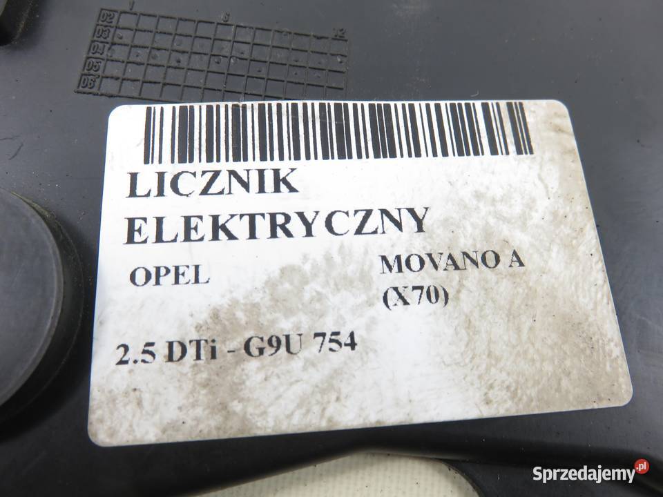 LICZNIK OPEL MOVANO A 25 DTi P8200408677E