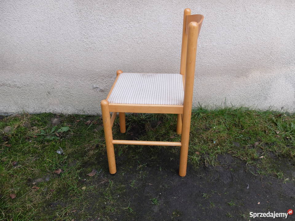 Krzesło z epoki PRL gięty zaplecek 375 Kościan