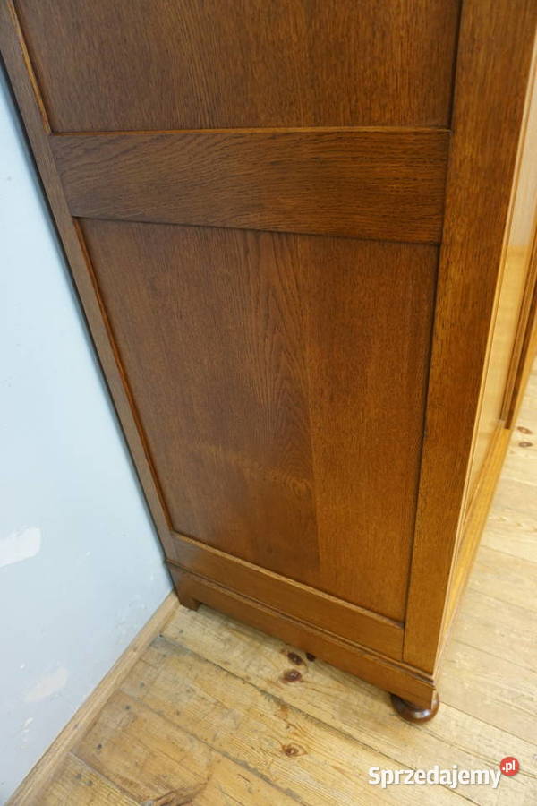 DWUDRZWIOWA SZAFA SECESJA DĄB FRANCJA Meble Niemcza