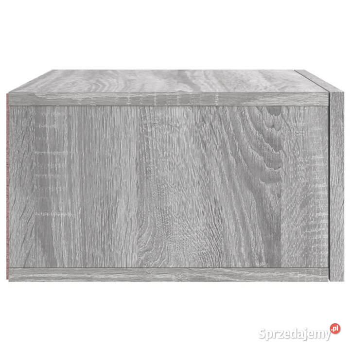 Wiszące szafki nocne 2 szary dąb sonoma 35x35x20