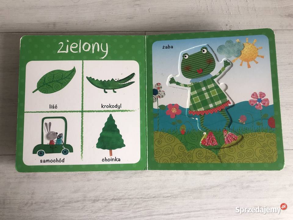Książka dzieci Kolory nauka kolorów wyjmowane twarda łódzkie Łódź sprzedam