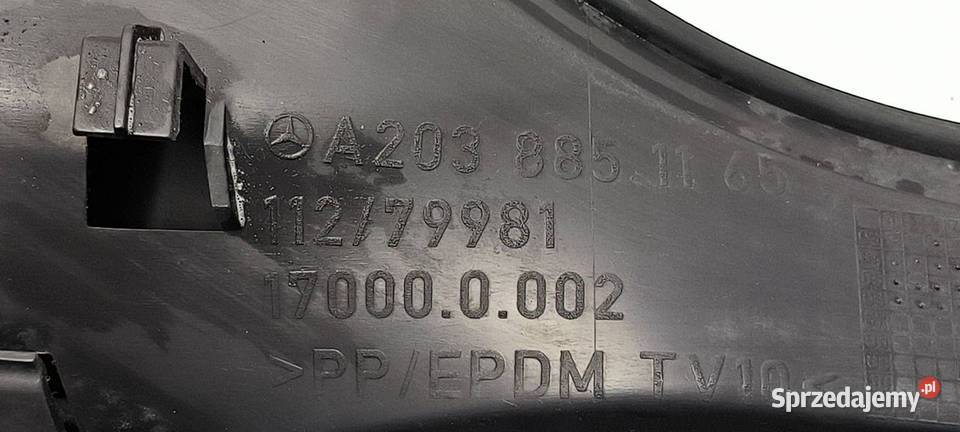 ZDERZAK TYŁ MERCDESBENZ C 160 A2038851165 Lipno