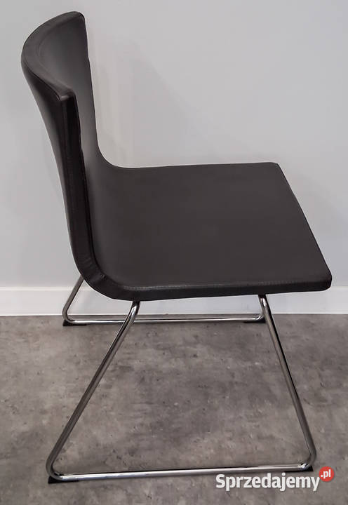 Krzesło Ikea Bernhard czarna skóra Częstochowa