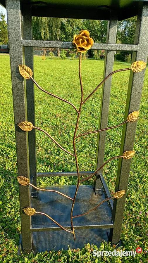 Kapliczka ogrodowa metalowa przydrożna podkarpackie Jasło