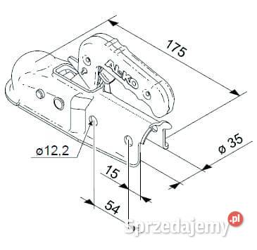 Zaczep kulowy AK 7 V PLUS 35 1367022 małopolskie Kamionna