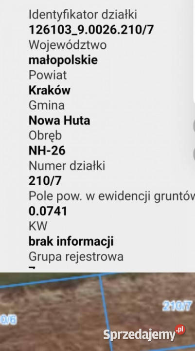 Piekna dzialka budowlana calkiem plaska małopolskie Kraków