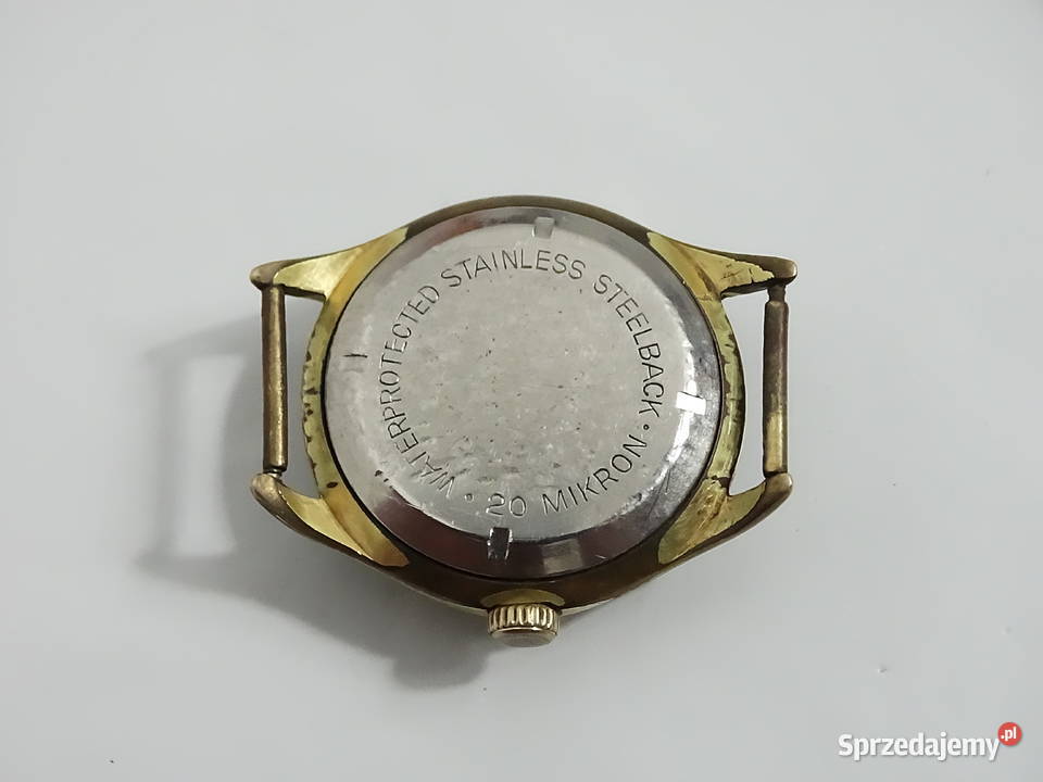 Vintage Osco Parat 17 Jewels Pozłacany 20 Biłgoraj