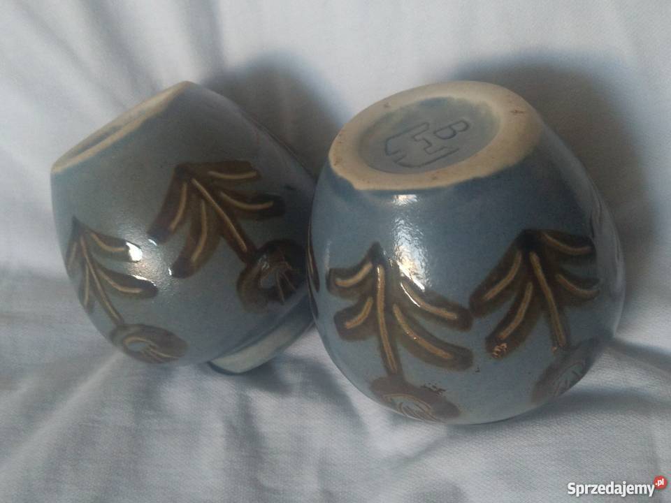 BOLESŁAWIEC wazonik ceramika artystyczna szkliwo Porcelana i szkło mazowieckie Warszawa