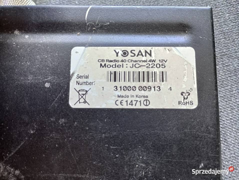 CB radio Yosan JC2205 Wrocław