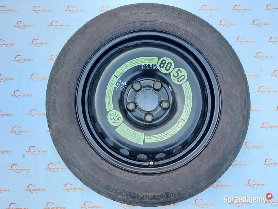 MERCEDES W204 koło dojazdowe 1259016 98M 5x112 Koła dojazdowe Kielce sprzedam