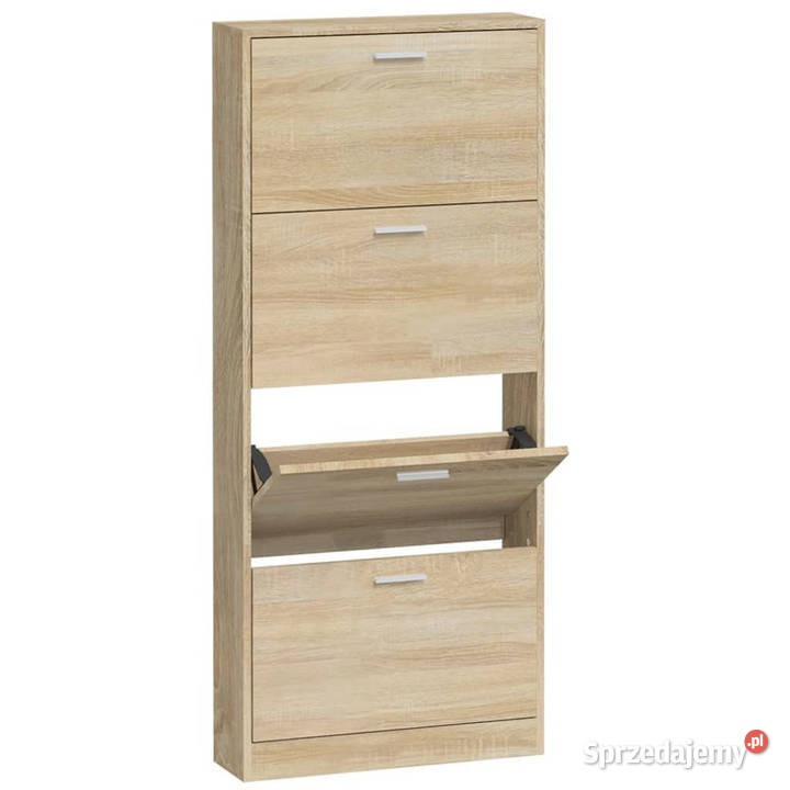 Szafka na buty dąb 59x17x150 materiał Meble Warszawa