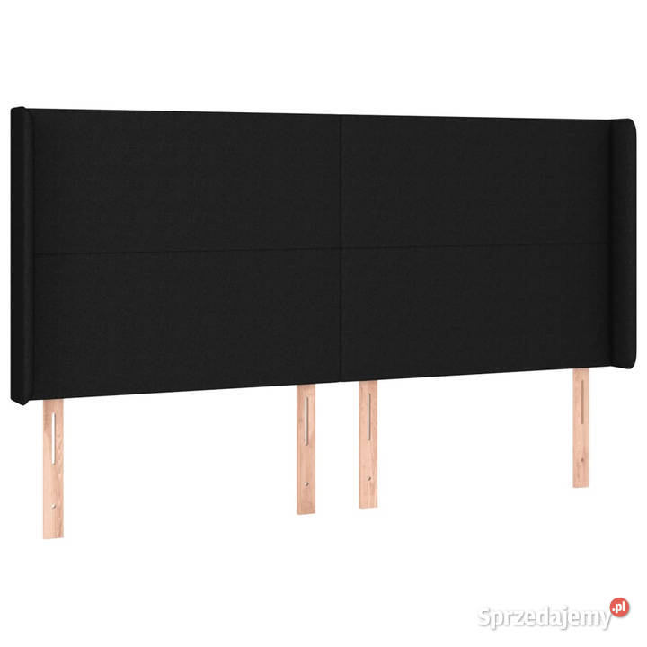 Zagłówek do łóżka z LED czarny 183x16x118128 Warszawa