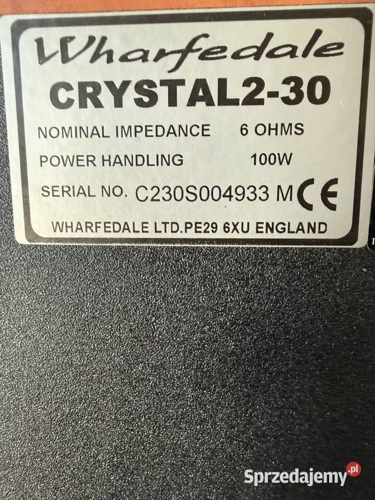 Okazja Kolumny Wharfedale Crystal230 100 W Siedliszczki