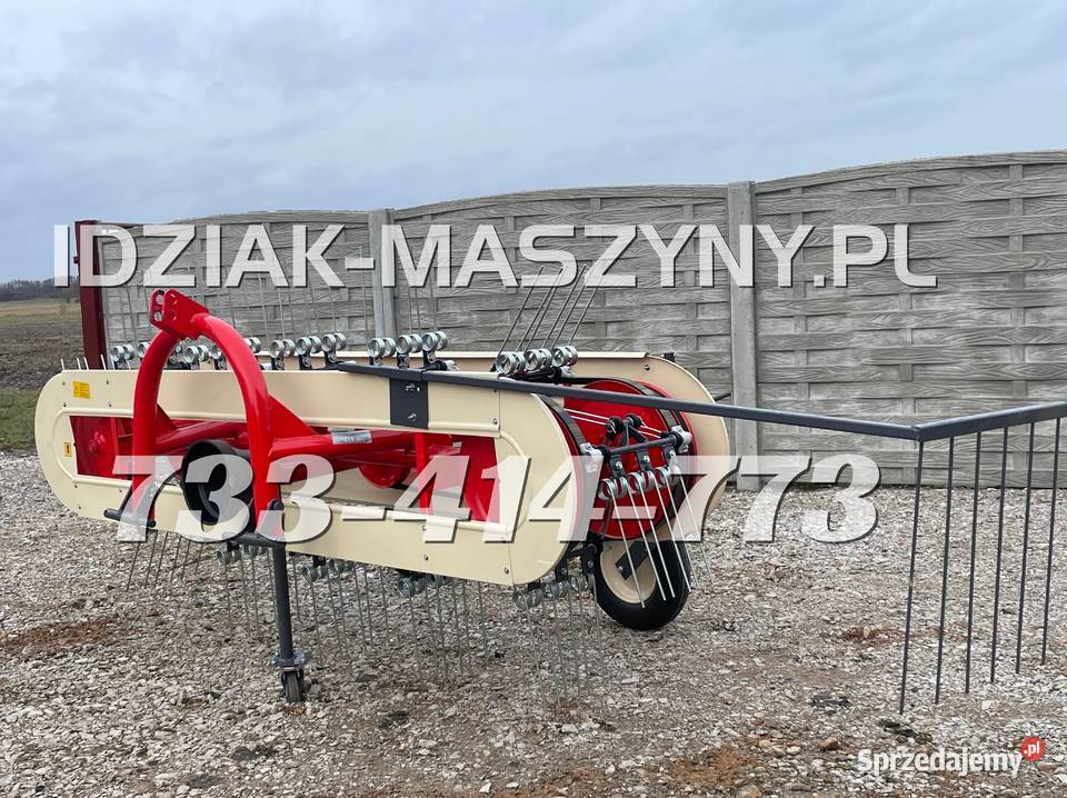Zgrabiarka przewracarka taśmowa pasowa do siana Radomsko