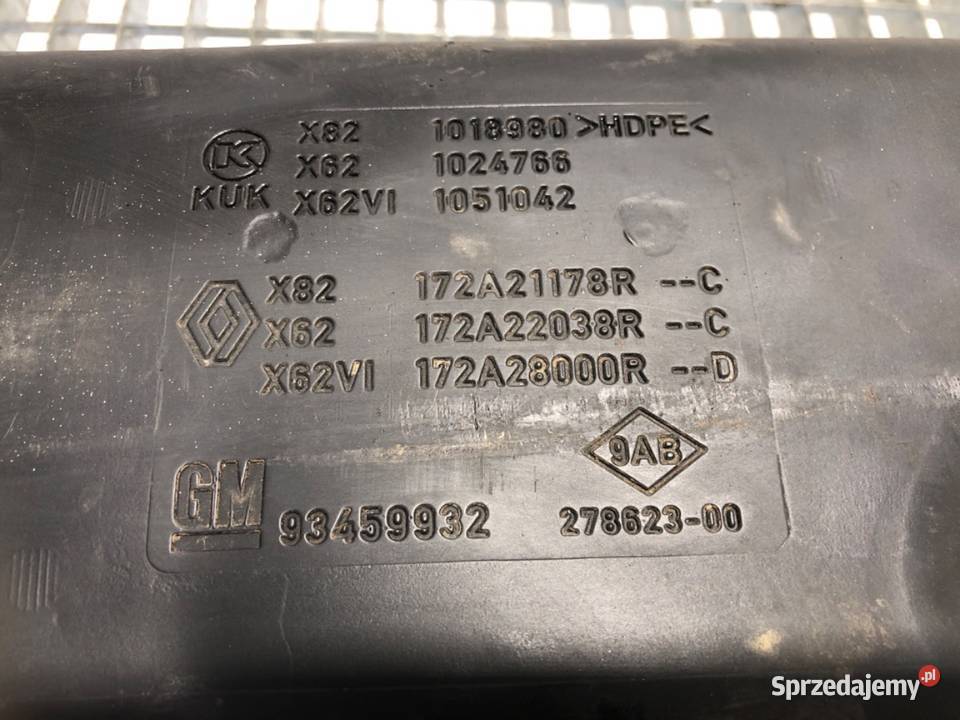 ZBIORNIK SCR OPEL MOVANO B 172A22038R 23 131 Bus podkarpackie